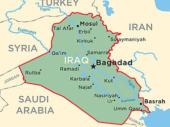 John Kerry arrives in Baghdad